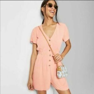 WILD FABLE coral romper M